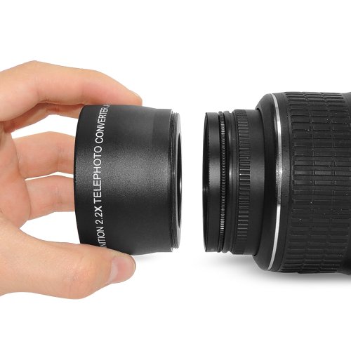 58MM 2.2x Telephoto High Definition Lens for CANON Rebel (T5i T4i T3i