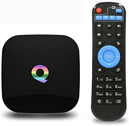 Flylion Android TV BOX Q-Box Amlogic S905 2GB 16GB Dual Wifi 2.4g 5g Bluetooth 4.0 4K 2K H.265 60fps and 1000M Cable Network 4K Media Player(2.4GHz wireless mini keyboard for gift)