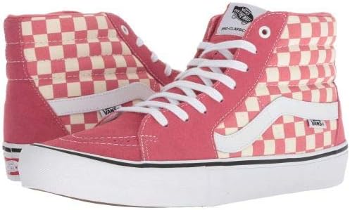 Men/Women Shoes SK8-Hi Pro Classic Checkerboard Pink Skateboard Sneakers
