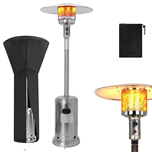 Raoccuy Whole Stainless Steel Heater Outdoor Patio Heater with Cover Industry Propane Space