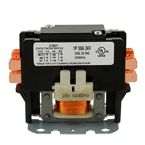 BOJACK 1 Poles FLA 30 Amp Coil 24 VAC Air Conditioner Condenser