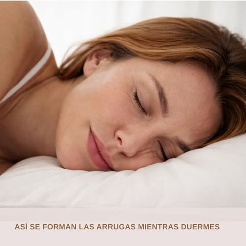 L' UNĒ NightSkin™ Almohada Antiarrugas Facial Portátil – Almohada Dormir de Lado – Topper de Satén Suave –Almohada Mariposa – Almohada Pequeña Viaje – Reduce la Compresión del Rostro