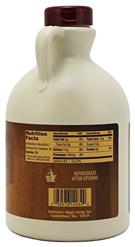 Anderson's Dark Amber Maple Syrup, Grade A, 32 Ounce (Frustration-Free Packaging)