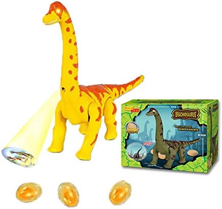Walking Toy Dinosaurs, Live Action Dinosaur Toys Shines Picture as it Moves, Kids Fun Dinosaur Toy Lay Eggs Real Dinosaur Sounds