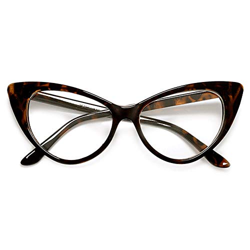 AStyles - Super Cateyes Vintage Inspired Fashion Mod Chic High Pointed Cat Eye Sunglasses Glasses