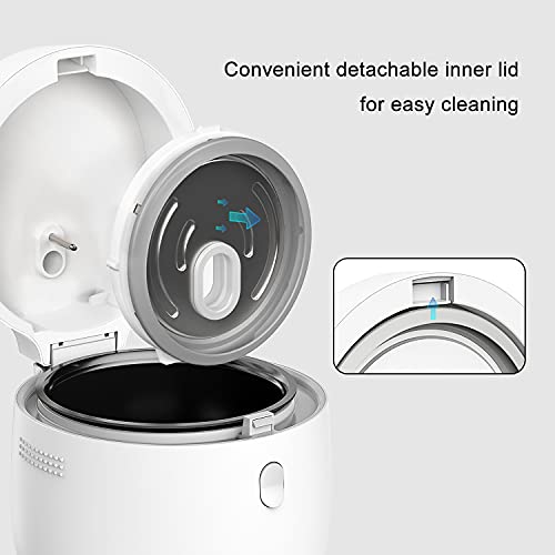 Mishcdea Small Rice Cooker, Nonstick Portable Electric Rice Cooker 4