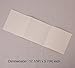 Wishmade 50x White Square Laser Cut Tri-fold Lace Wedding Invitations Cards with Bow Hollow Favors Invitations for Engagement Baby Shower Birthday Quinceanera(set of 50pcs) CW5002