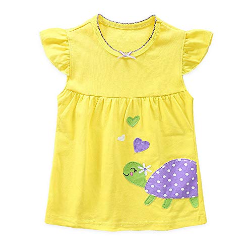 image for HOMAGIC2WE Toddler Girl Outfit Sets Cute Printed Short Set Sleeveless 