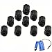 Bluecell Pack of 10 Magnetic Ferrite Core Cord RFI EMI Noise Suppressor Cable Clip (7mm inner diameter)