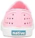 Native baby-girls Miller Water Proof Shoes, Princess Pink/Shell White, 6 Medium US Toddler