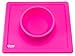 Placemat and Plate Suction Silicone by Lilbaby (Simple Bowl Design, Pink)