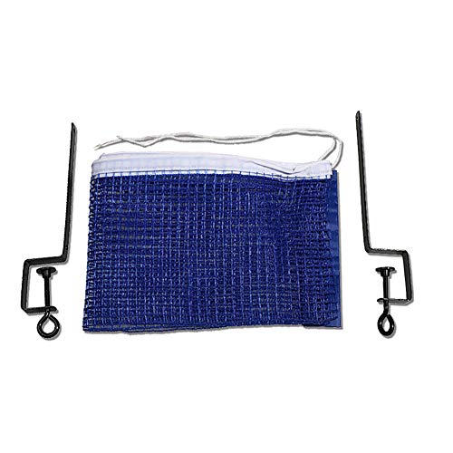 NiceButy Portable Table Tennis Net Durable Replacement Ping Pong Net and Posts Table Tennis Supplies Blue