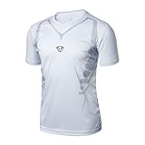 Fedi Apparel Men's Quick Dry Wicking T-shirt Breathable Sports Fitness Shirt Top