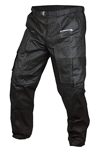 Compass RT33039-10-MD Raintek T50 Cargo Rain Pants, Black, Medium
