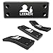 leeken Gun Magnet Mount with 3M Tape & Holster- Multi Angle Adjustable Design Never Damage car or Desk-Rubber Coated 43 Lbs Rated -Concealed Holder for Handgun,fit for All Surface