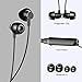 Zealot Fire Bluetooth Headphones Wireless Sport Earphones, HiFi Bass Stereo in-Ear Earbuds w/Mic, IPX5 Sweatproof, CVC6.0 Noise Cancelling, 8H Playtime, for Workout Running Gym w/Soft Neckband–Black