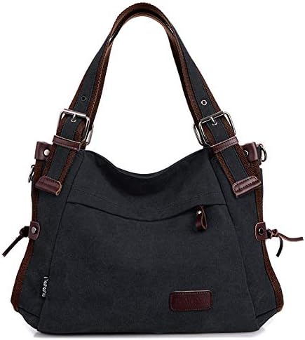 Women Retro Hobo Handbags Canvas Casual Shoulder Bags Satchel Messenger Bag Purse