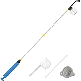 Diatomaceous Earth Powder Duster, 16 to 48 inches Adjustable Powder Sprayer, Garden Powder Applicator Dispenser with Large Capacity and Wind Resistant Exit for Diatomaceous Earth &amp; Other Home Powder