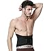 NeoTech Care Adjustable Compression Back Brace Lumbar Support Belt, Black, Size XXL