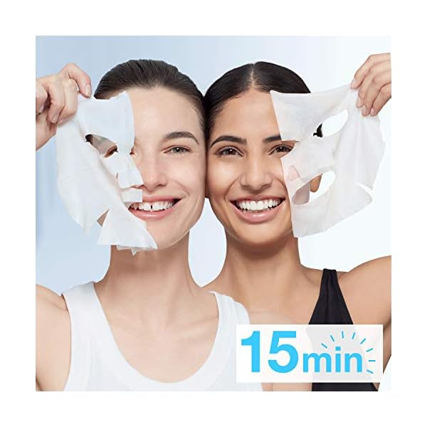 Garnier-Sheet-Mask-Discovery-Collection-Face-Eye-Sheet-Mask-set-for-Dehydrated-Dull-and-Tired-Skin-Pack-of-5-Sheet-Masks Garnier Sheet Mask Discovery Collection, Face & Eye Sheet Mask set for Dehydrated, Dull and Tired Skin, with glycerin…