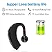 Best Bluetooth Headset Truckers Wireless Business Earpiece with 12 Hours Talktime Mic HandsFree Noise Cancelling Headphones Compatible Android Cell Phone for Driving/Office