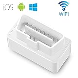 Amtake WiFi Car Scanner OBD2 Adapter Auto Car Diagnostic Scan Tool Check Engine Light Read and Clear Error Code Reader for iPhone, iPad, Android