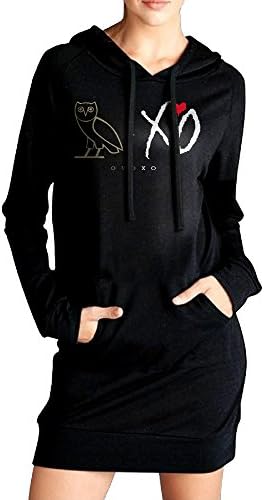 2015 Drake OVOXO The Weekend Logo Women's Sweatshirt Dress Hoodie