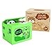 Peradix Money Bank Stealing Coin Cat Box Kitty Piggy Bank, Automatic Eating Coin Money Bank Saving Box Gift for Toddlers Children, English Speaking, Upgrade Green Color