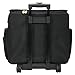 Everything Mary Black Stamped Rolling Sewing Machine Tote - Sewing Machine Case Fits Most Standard Brother & Singer Sewing Machines