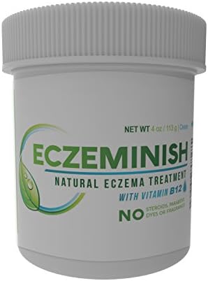 Baby Eczema Healing Cream with Vitamin B12 and Black Seed Oil. Certified Organic Natural Eczema Therapy and Dermatitis Treatment (4oz)