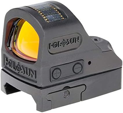 Picotronic Holosun Open Reflex Red Dot Sight HS508T-RD with switchable reticle, point 2MOA, circle 65MOA, solar cell and titanium housing for hunting, airsoft and miltary - 70128680