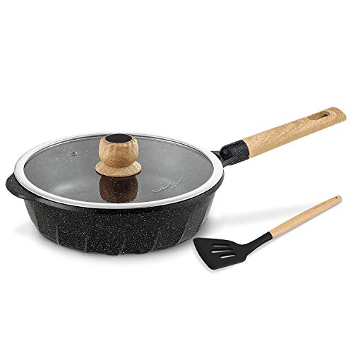 COOKLOVER Nonstick Saute Pan 100 PFOA Free Cookware Induction Skillet