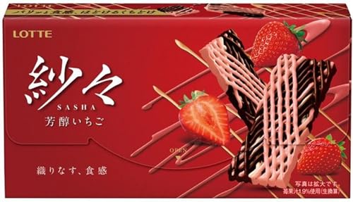 ロッテ 紗々<芳醇いちご> 69g(個包装込み)