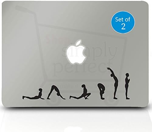 Yoga Poses Vinyl Decals, Set of 2 by Shop Simply Perfect