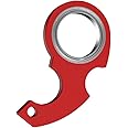 Red Spinning Keychain Fidget,Keychain Spinner,Keychain Spinner Fidget for Portable, Novelty for Finger Exercising