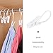BAKVOS Clothes Pins Clothes Hangers Clothes Pegs White with Rope 12 Pack