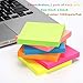 Sticky Notes,Memo Self-Stick N 3x3,12 Pads/Pack 100Sheets/Pad 1200Sheets 6 Bright Colors Individual Package
