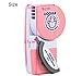 Mini Handheld Air Conditioner Cooling Fan, Powered By Batteries or USB - For Sports, Hiking, Camping, Airplanes, Etc. -By Shiningtek (Pink)
