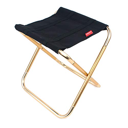 Mini Portable Folding Stool,Folding Camping Stool,600D Oxford Cloth with Carry Bag, Outdoor Folding Chair Slacker Chair for BBQ,Camping,Fishing,Travel,Hiking,Garden,Beach