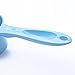 Super Design 1/2 Cup Dog Food Scoop for Container Melamine Measuring Scoop for Dogs Cats Birds and Rabbits Pet Food Feeding Scoop Dishwasher Safe - Baby Blue