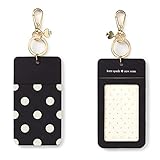 Kate Spade New York Women's ID Clip, black Dot, No Size