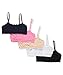 Simply Adorable Big Girls' 5-Pack Bralettes - Khaki/Multi, 14-16