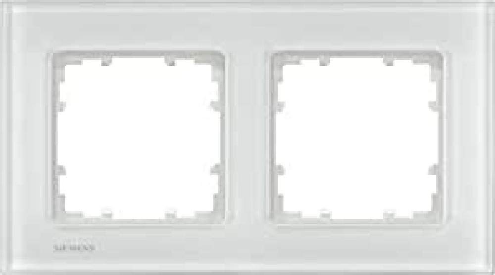 BJC Delta Miro Glass Double Frame – Delta Miro 161 x 90 mm White