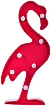 Jieteenager Flamingo Shaped 3D LED Lamp Warm White