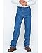 Carhartt Men's Logger Washed Denim Dungaree Pant, Darkstone, 33W x 32L