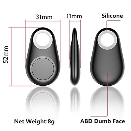 GPS Tracker Wireless Smart Bluetooth 4.0 Anti Lost Alarm Bluetooth Tracker Key Finder Child Elderly Pet Phone Car Lost Reminder Black