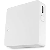 Toyanc Smart Multi-Mode Gateway, Zigbee 3.0 &amp; Bluetooth Mesh Hub, Tuya Smart Life App Control, Compatible with Alexa &amp; Google Home, 2.4GHz Wireless Bridge (White)