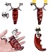 Huntingdoor Slingshots for Hunting Metal Slingshot Professional Steel and Wood Slingshot with Removable Sights and 2X Rubber Bands Classic High Velocity Powerful Outdoor Catapult (Phenix)