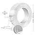 【2019 New】16.5FT Reusable Traceless Tape,Multifunction Reusable Nano Tape Movable Washable Tape Double Sided Tape Clear Gel Nano Grip Tape for Paste Photos and Posters, fix Carpet mats, Paste Items