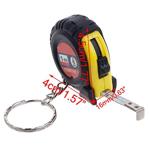 image for Kidirt Mini Tape Measure, Small Key Chain Mini Tape Measure Retractabl